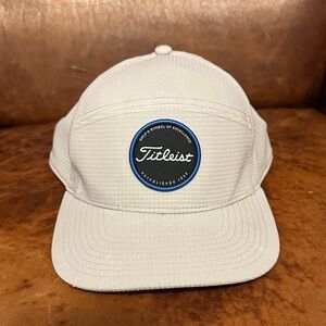Titleist Golf Hat Boardwalk Grey Cap SnapBack Adjustable Size
